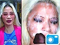 cum faced chinese wife