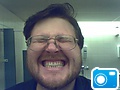 Cheesy smile
