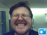 Cheesy smile
