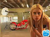 Hot girl, hot bike